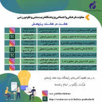 اعلام برنامه‌های هفته پژوهش پژوهشگاه تربیت‌بدنی و علوم ورزشی