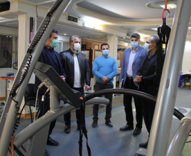 بازدید مدیران تربیت بدنی شرکت گاز استان تهران از آزمایشگاه