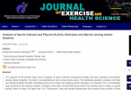 چاپ مقاله دکتر محمد حسین قربانی در مجله &quot;Journal of Exercise and Health Science&quot;