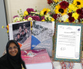 In a ceremony held at the SSRI, Dr. Sara Keshgar, Deputy of Research at the Faculty of Physical Education and Sport Sciences of Allameh Tabataba’i University, was honored