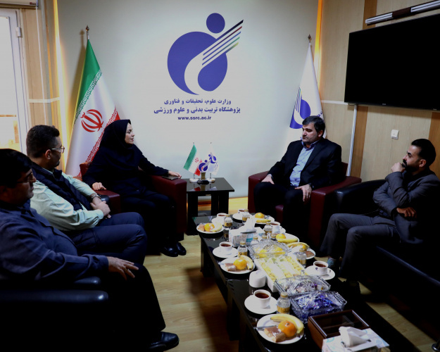 Engineer Mehdi Akbarpour, Director General of Supervision of Construction Projects at the Ministry of Science, visited the SSRI