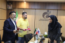 قدردانی از کارمندان پژوهشگاه تربیت بدنی در آیین بزرگداشت هفته دولت