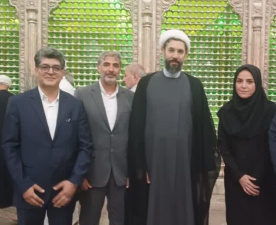 حضور مسئولان پژوهشگاه و دانشگاه‌ها در حرم مطهر امام خمینی (ره)؛ تجدید بیعت با ولایت