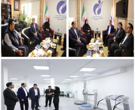 بازدید نماینده مجلس شورای اسلامی و مدیرکل دفتر امور مجلس وزارت علوم از پژوهشگاه  تربیت بدنی و علوم ورزشی